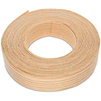 Real Pinar de 22mm Hierro Sobre Franja de Borde – Rollo de 7-5m – Pre-Pegado Cinta de Chapa de Madera para Aplicación de…